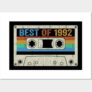 Best Of 1992 32nd Birthday Gifts Cassette Tape Vintage Posters and Art